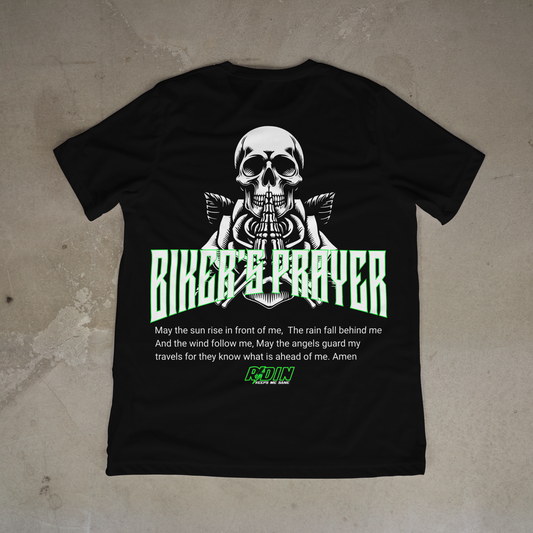 Biker's Prayer  Black tee