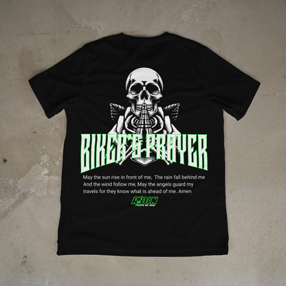 Biker's Prayer  Black tee